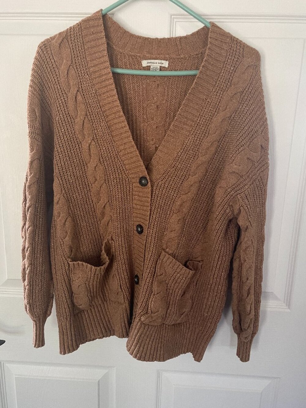 American Eagle Outfitters Brown Cardigan size S